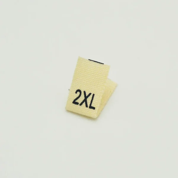 cotton size labels 2XL