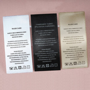 care labels for clothing