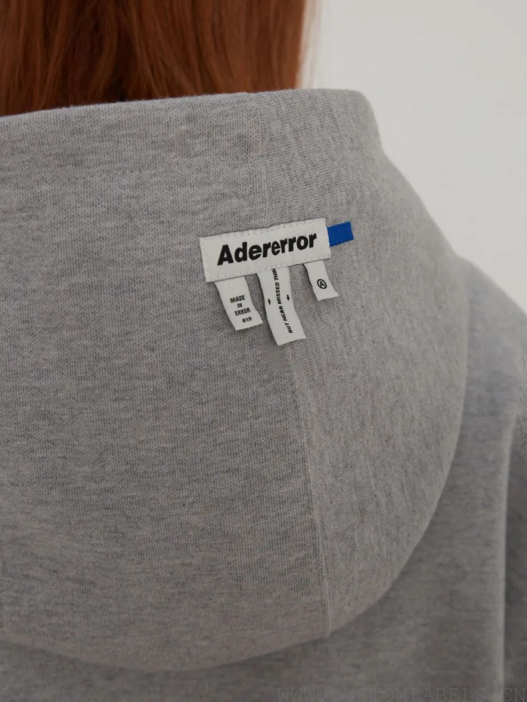 Multiple woven labels design